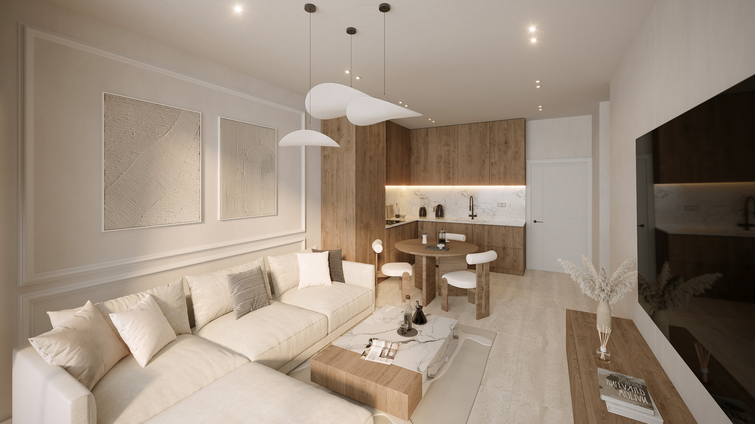 1-bedroom apartments for sale 50 m² in Livadia, Larnaca, Cyprus